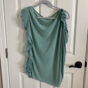 Ella Moss asymmetrical ruffled top